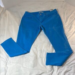 Levi's women’s soft Skinny Jeans - Bright Blue size 34